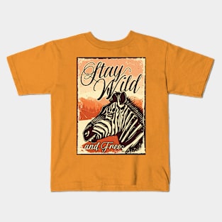 Stay Wild and Free Kids T-Shirt